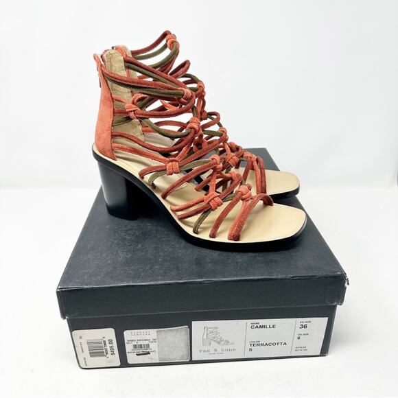 RAG & BONE Camille Sandal in Terracotta NIB- Size 6 - Picture 6 of 10